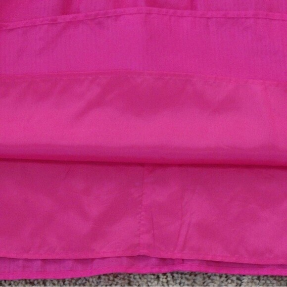 Vineyard Vines Pink Dobby Sleeveless Dress Silk Blend BARBIE size 0 - Picture 8 of 10